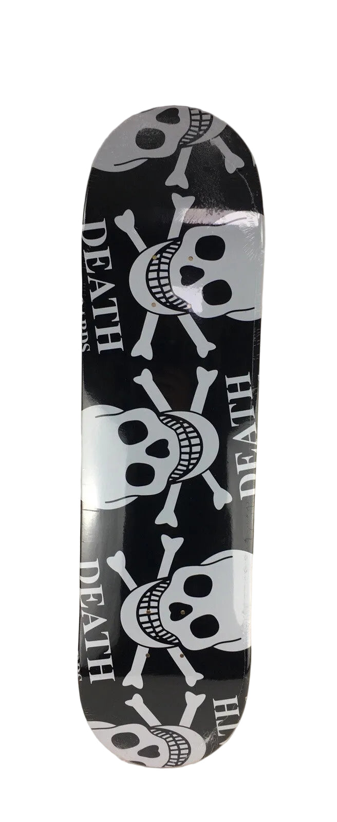 Death Skateboards Alternate Skulls 7.75-inch skateboard deck with grip tape and free shipping.