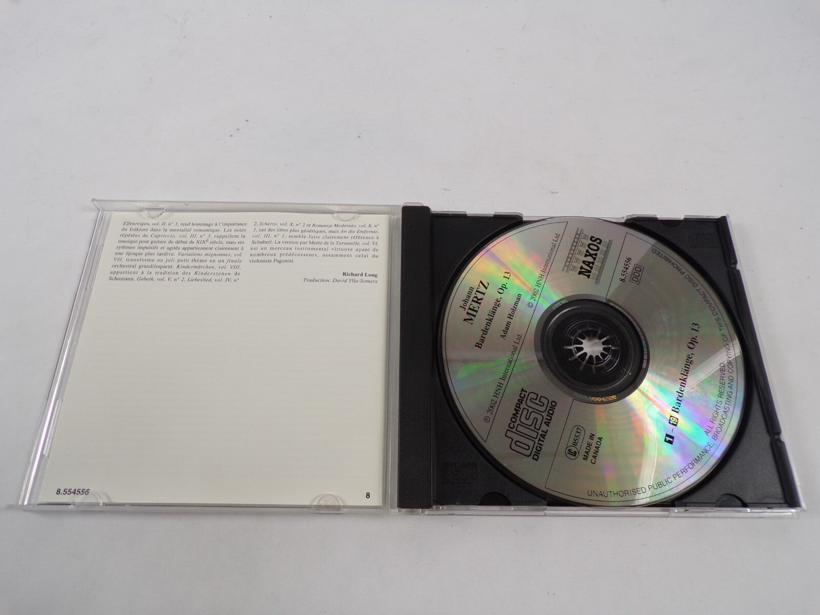 Johann Mertz Bardenklange Adam Holzman Guitar Collection CD#43