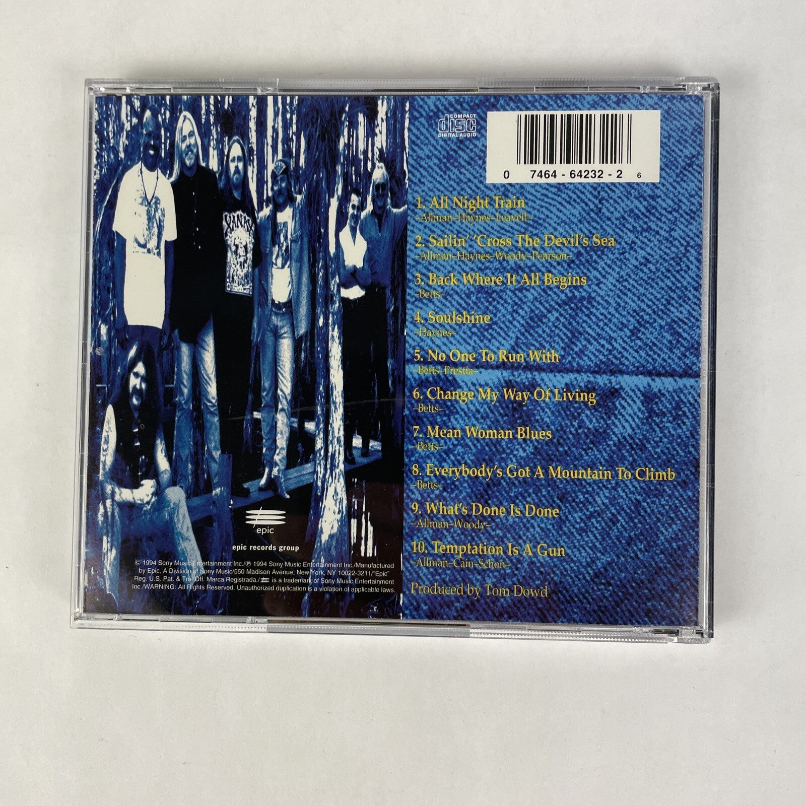 The Allman Brothers Band -Where It All Begins CD (1994) #28