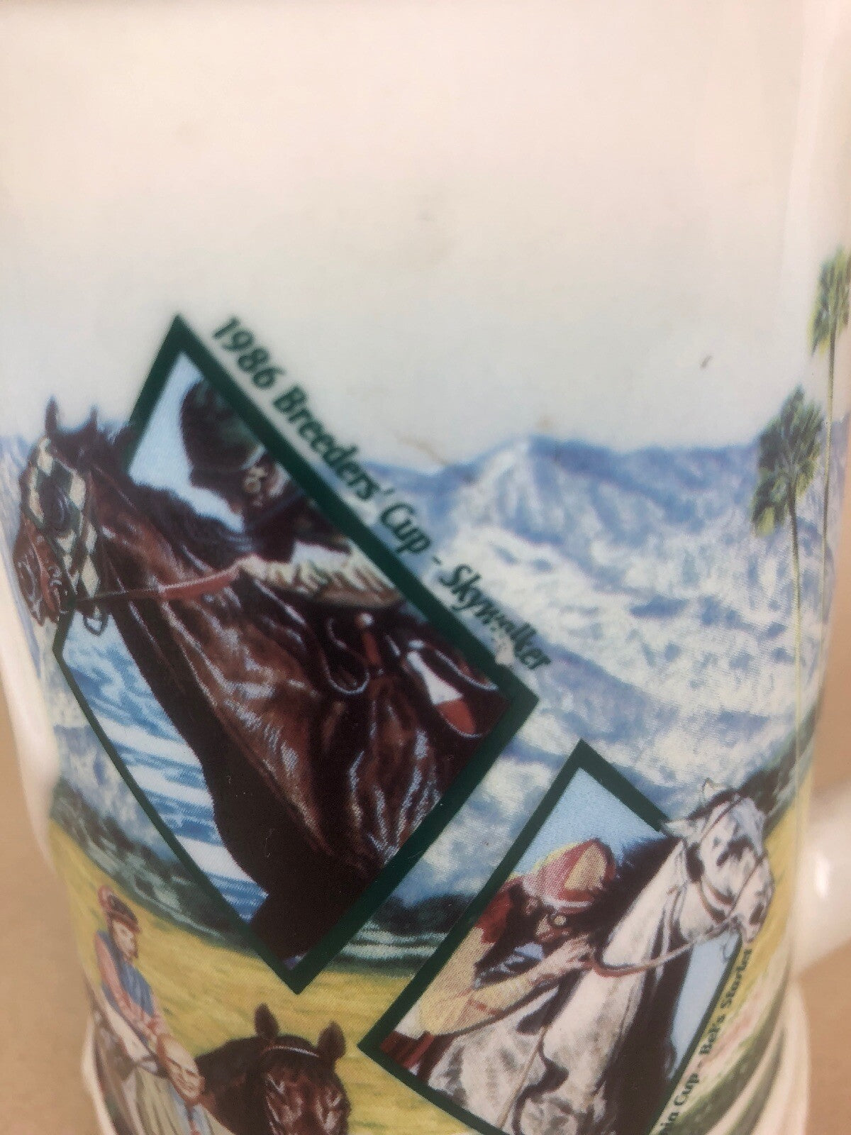 Vintage Oak Tree Santa Anita 20th Anniversary Stein Mug ~ Breeder’s Cup - 1994
