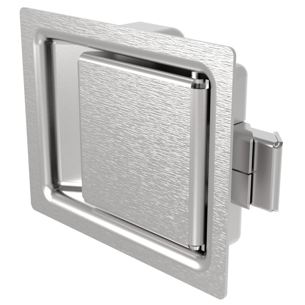 Southco 64-10-301-50, Push To Close Latch, Large Size, Non-Locking, Stainless SS
