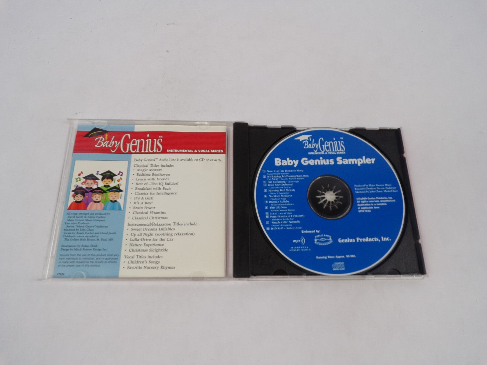Baby Genius Instrumental & Vocal Series Baby Genius Sampler Now I Lay Me CD#71