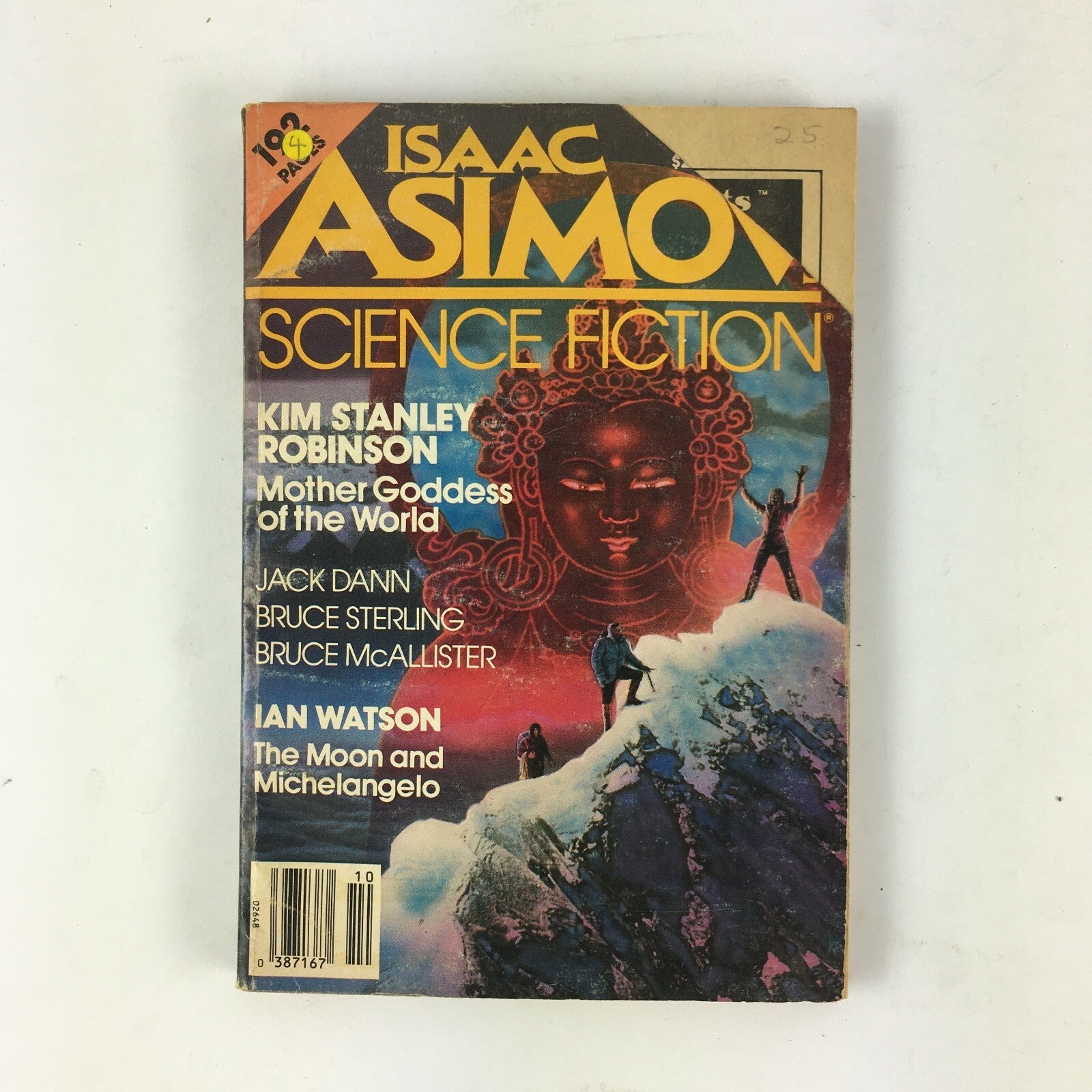 October 1987 IsaacAsimov's Science Fiction Magazine Kim Stanley RobinsonJackDann