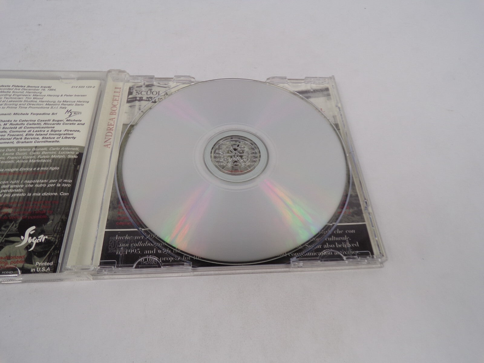 Andrea Bocelli Viaggio Italiano "Nessun Dorma" "Lamento Di Federico" "Ah, CD#71