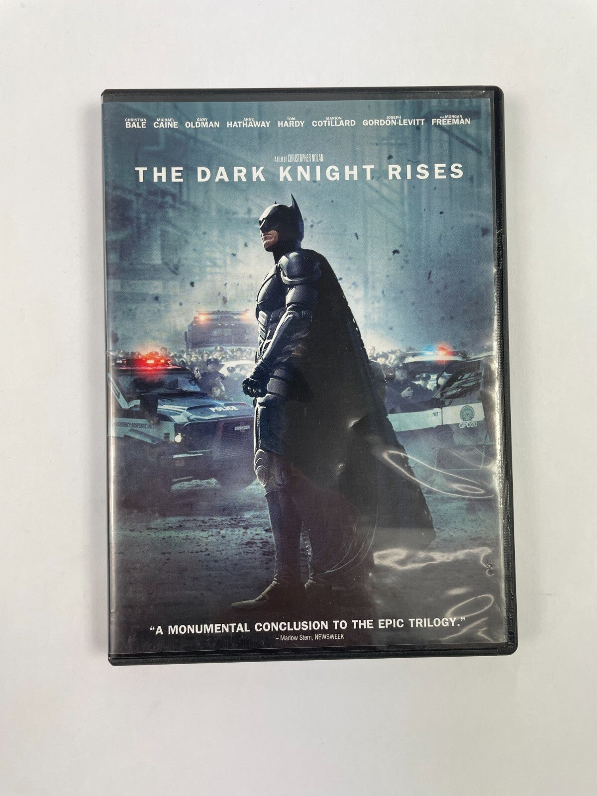 The Dark Knight Rises Christian Bale Michael Caine Gary Oldman DVD Movie