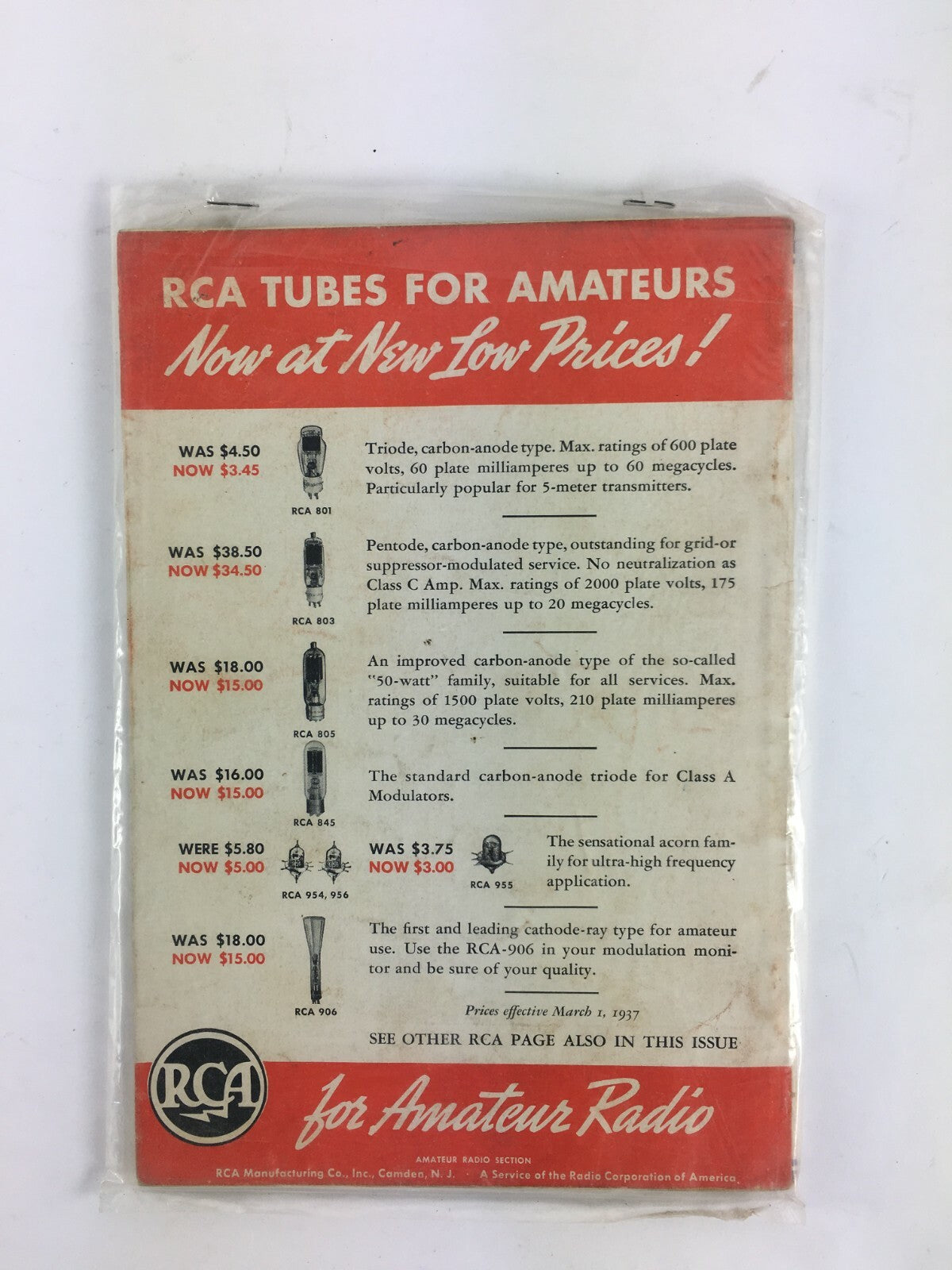 March 1937 QST Amateur Radio Magazine More on Antenna Directivity Exciter Design