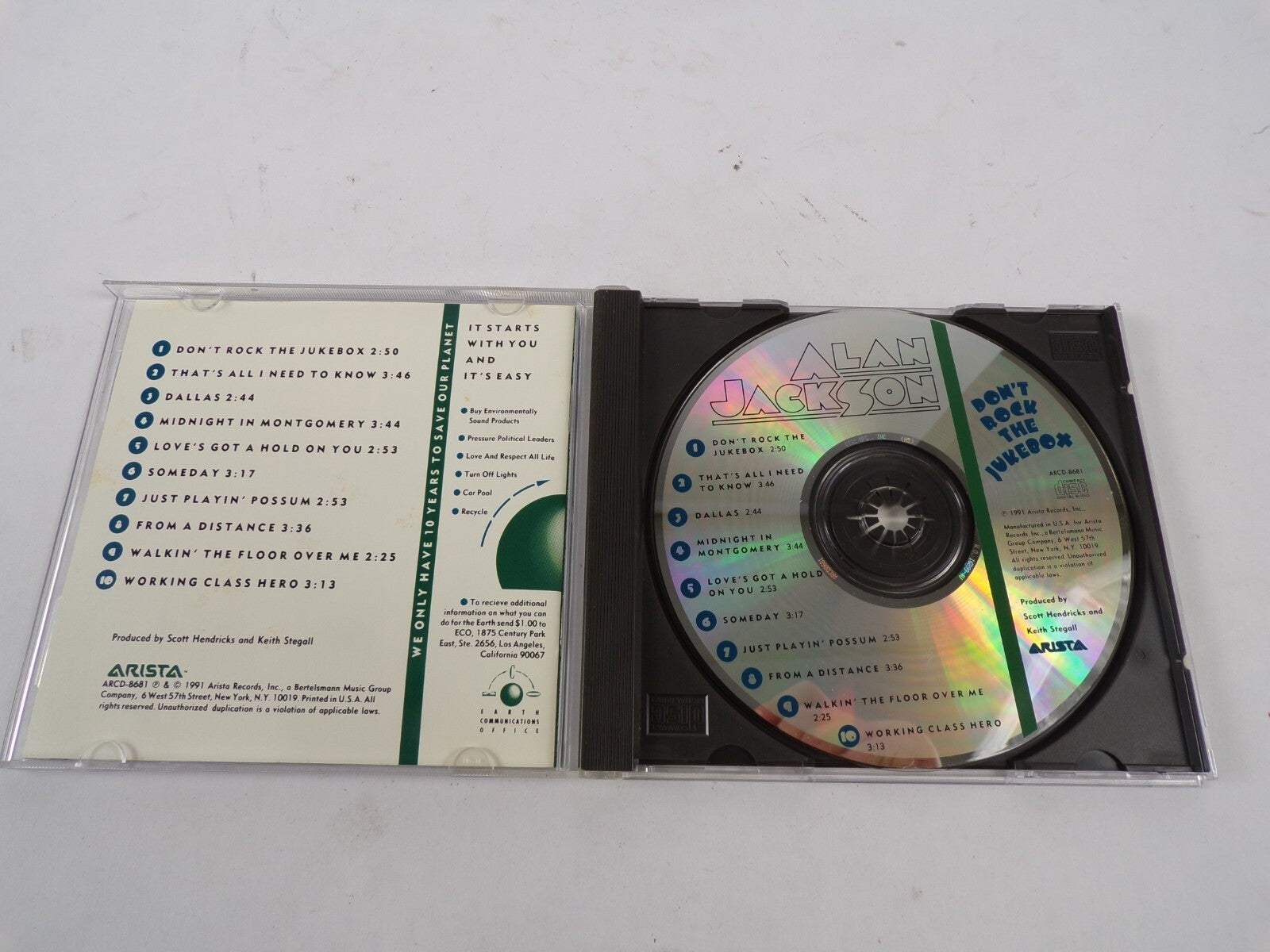 Alan Jackson Don't Rock The Juke Box Digital Stereo From A Distance SomedayCD#16