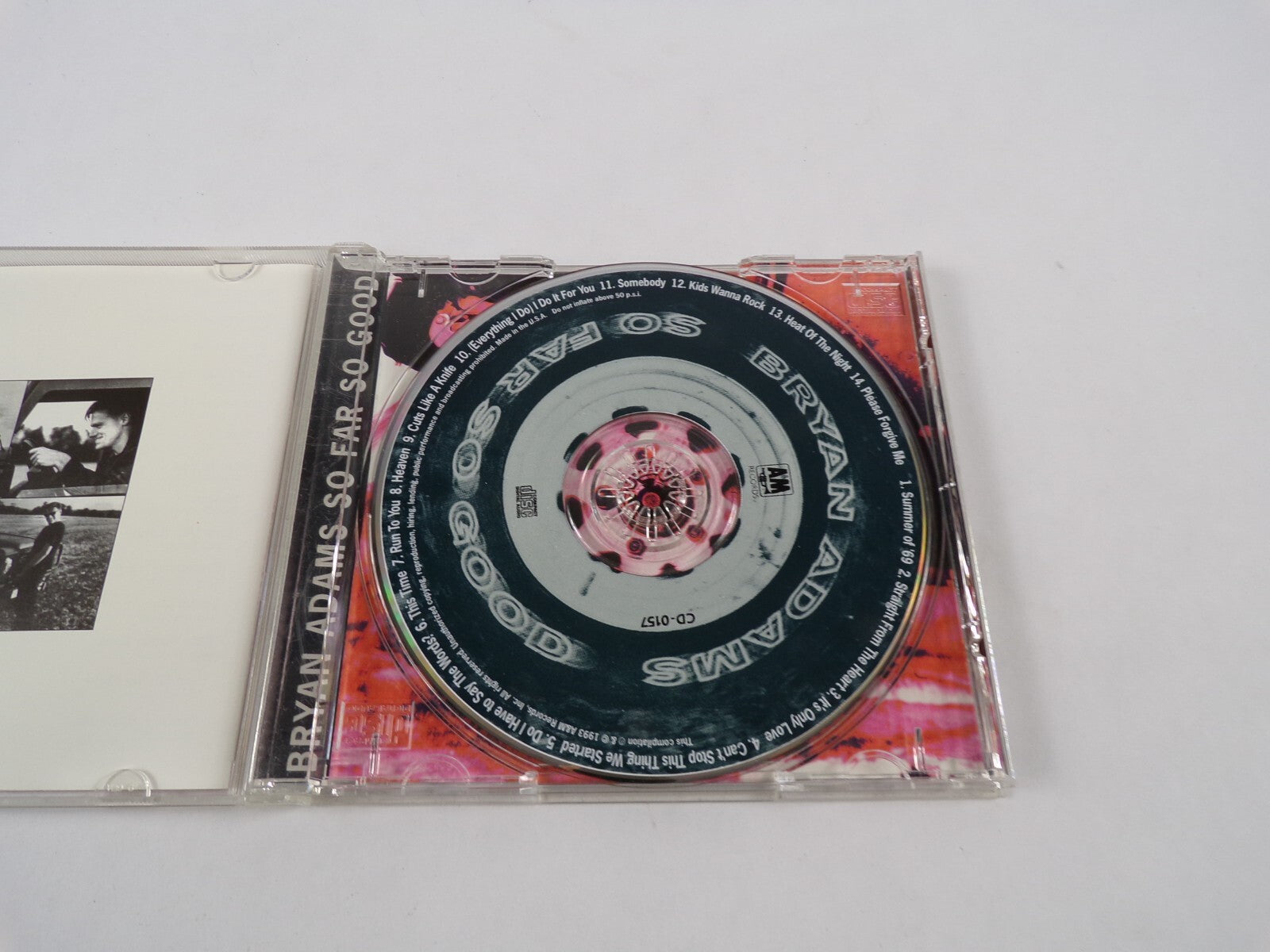 Bryan Adams So Far So Good Summer Of 69 Straight From The Heart It's Only CD#45