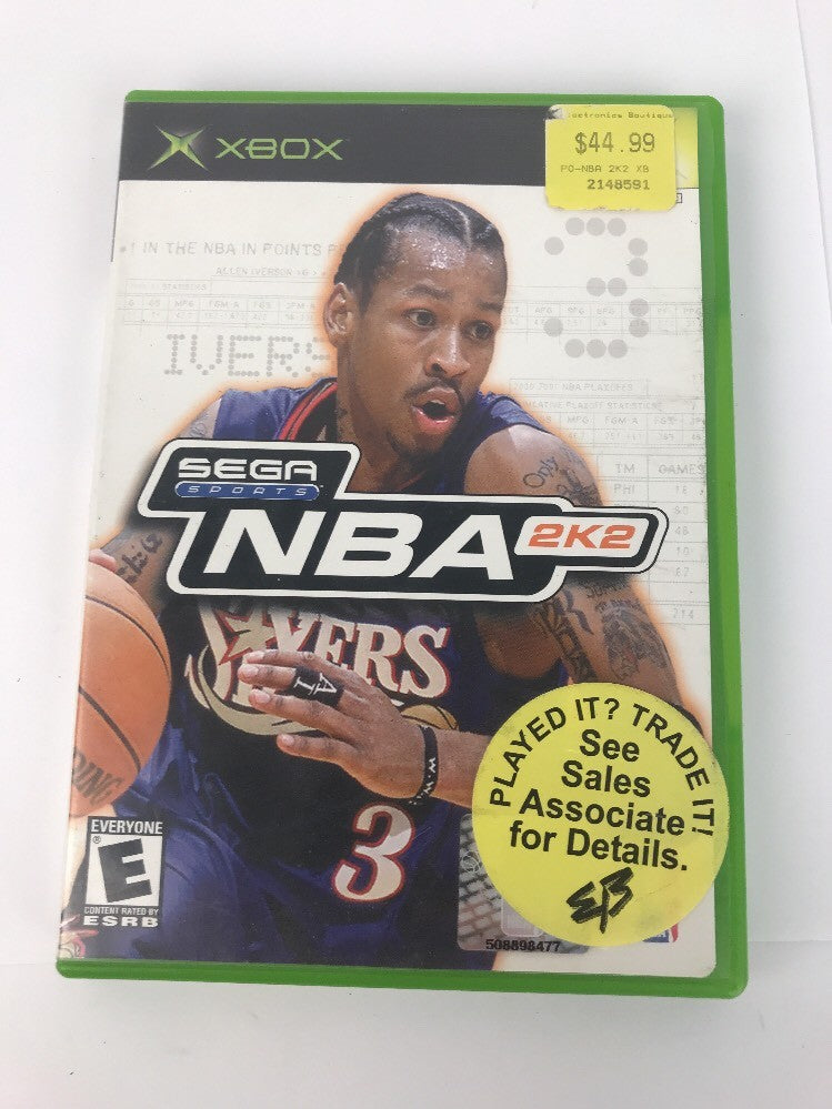 NBA 2K2 (Microsoft Xbox, 2002) Sega Sports