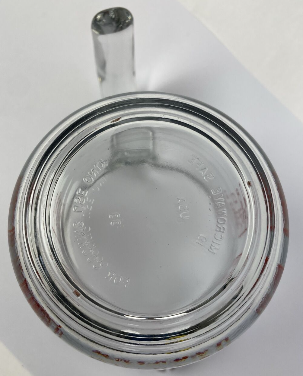Vintage Anchor Hocking Fire-King 2 Cup Measuring Cup #498 Red Lettering Look