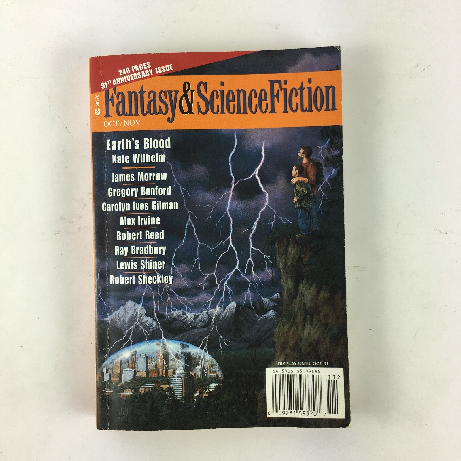 Nov Fantasy & Science Fiction Magazine Earth's Blood Kate Wilhelm Alex Irvine