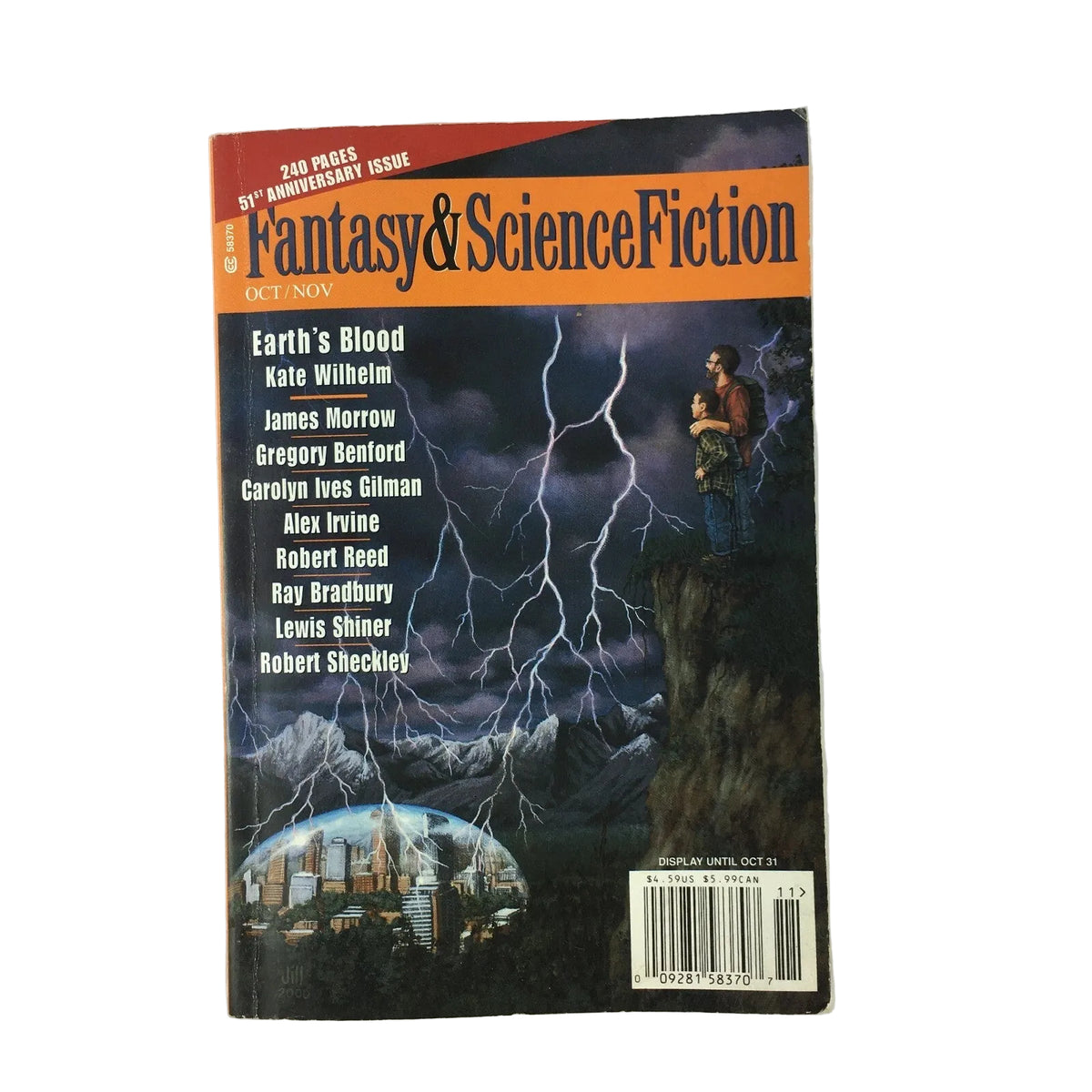 Nov Fantasy & Science Fiction Magazine Earth's Blood Kate Wilhelm Alex Irvine