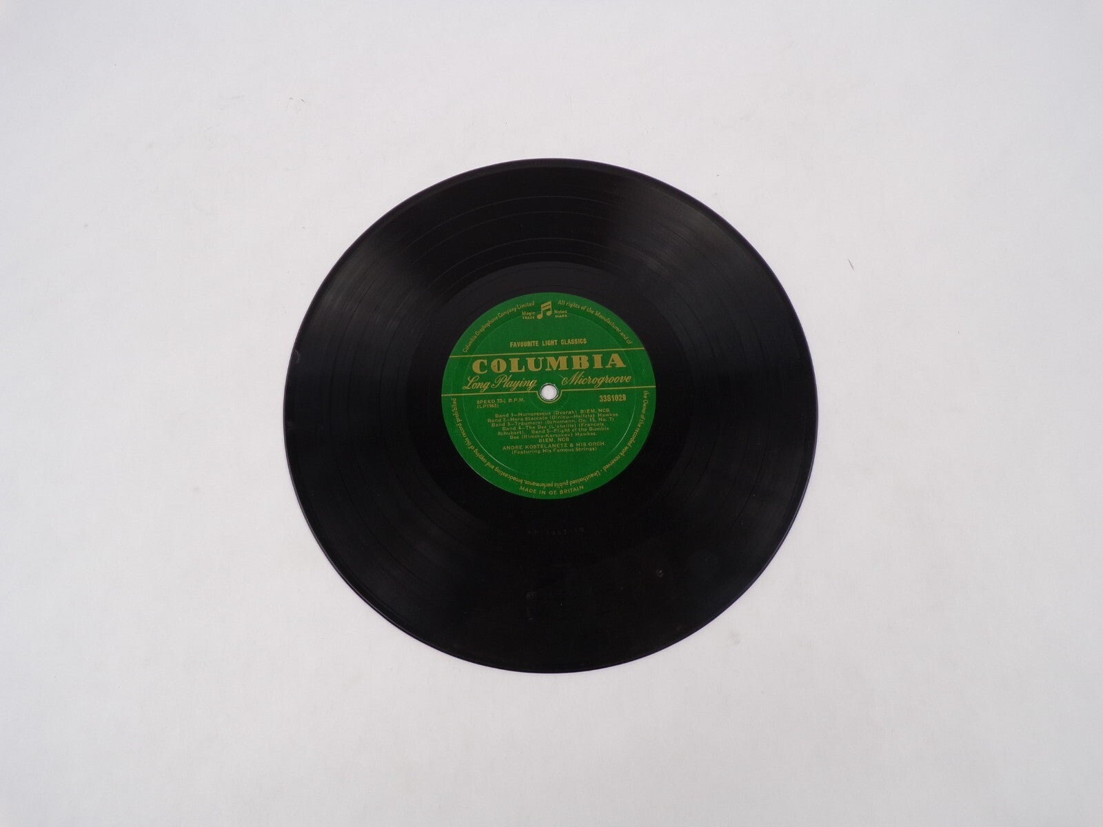 Favourite Light Classics Andre Kostelanetz And His Orchestra Vinyl Record