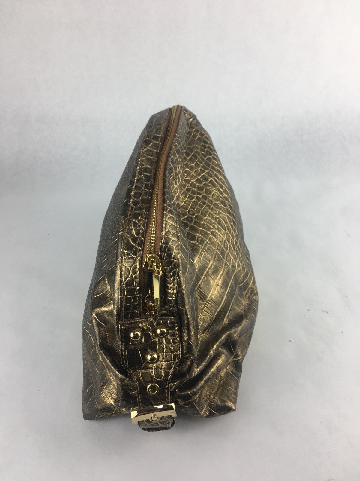 The Find - Faux Croc Leather Hand Purse