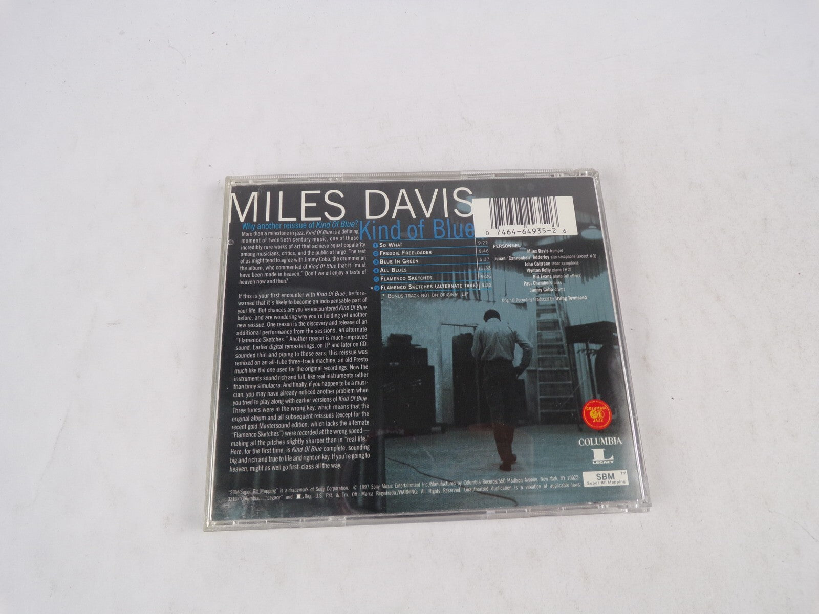 Miles Davis Kind Of Blue So What Blue In Green All Blues CD#34