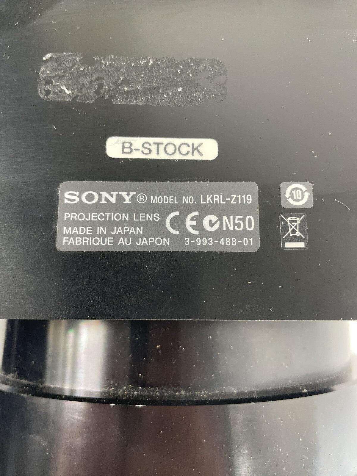 Sony LKRL-Z119 1.81x to 2.94x Projector Zoom Lens 4K Digital Cinema DCP SRX-R320