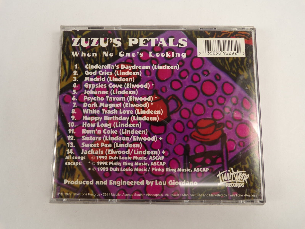 Zuzus Petals When No Ones Looking Cinderellas Lindeen CD#50