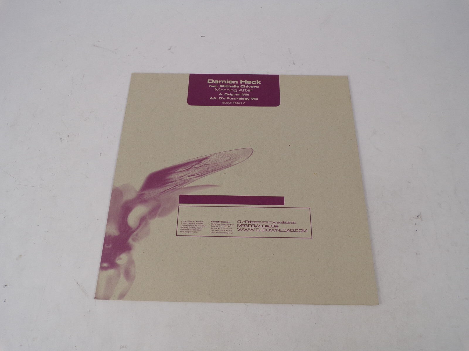 Damien Heck feat.Michelle Chivers Morning After D's Futurology Mix Vinyl Record