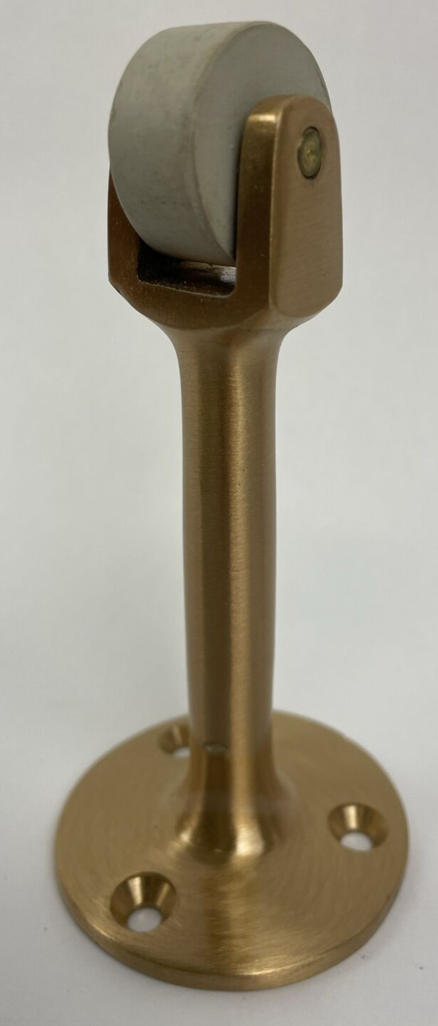 Trimco Triangle Brass Manufacturing Corp. 1244 Cast Roller Door Stop - US26D
