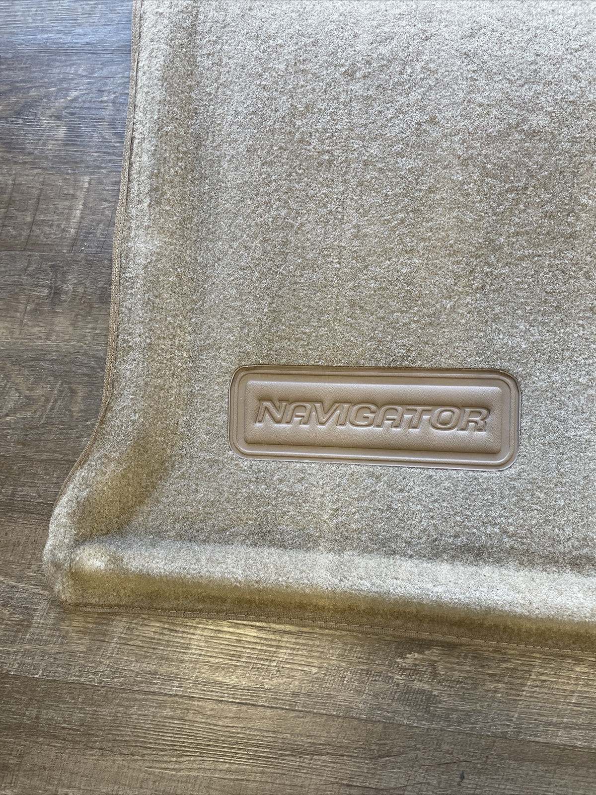 NOS 2000-2002 Lincoln Navigator Rear Floor Carpet Cargo Mat Medium Parchment