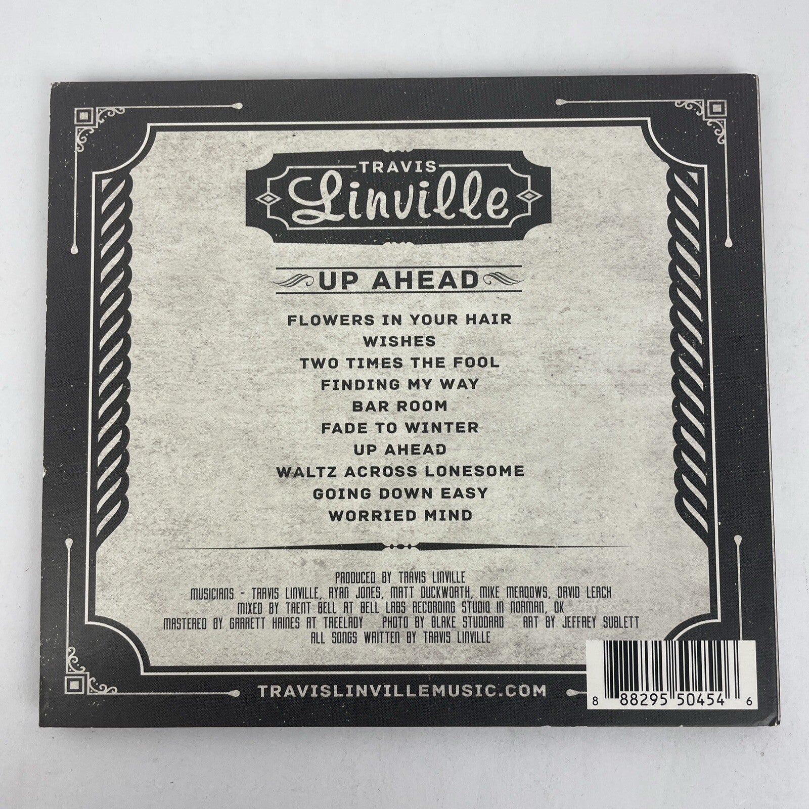 Travis Linville, Up Ahead; 10 track Digital Audio Music CD - L