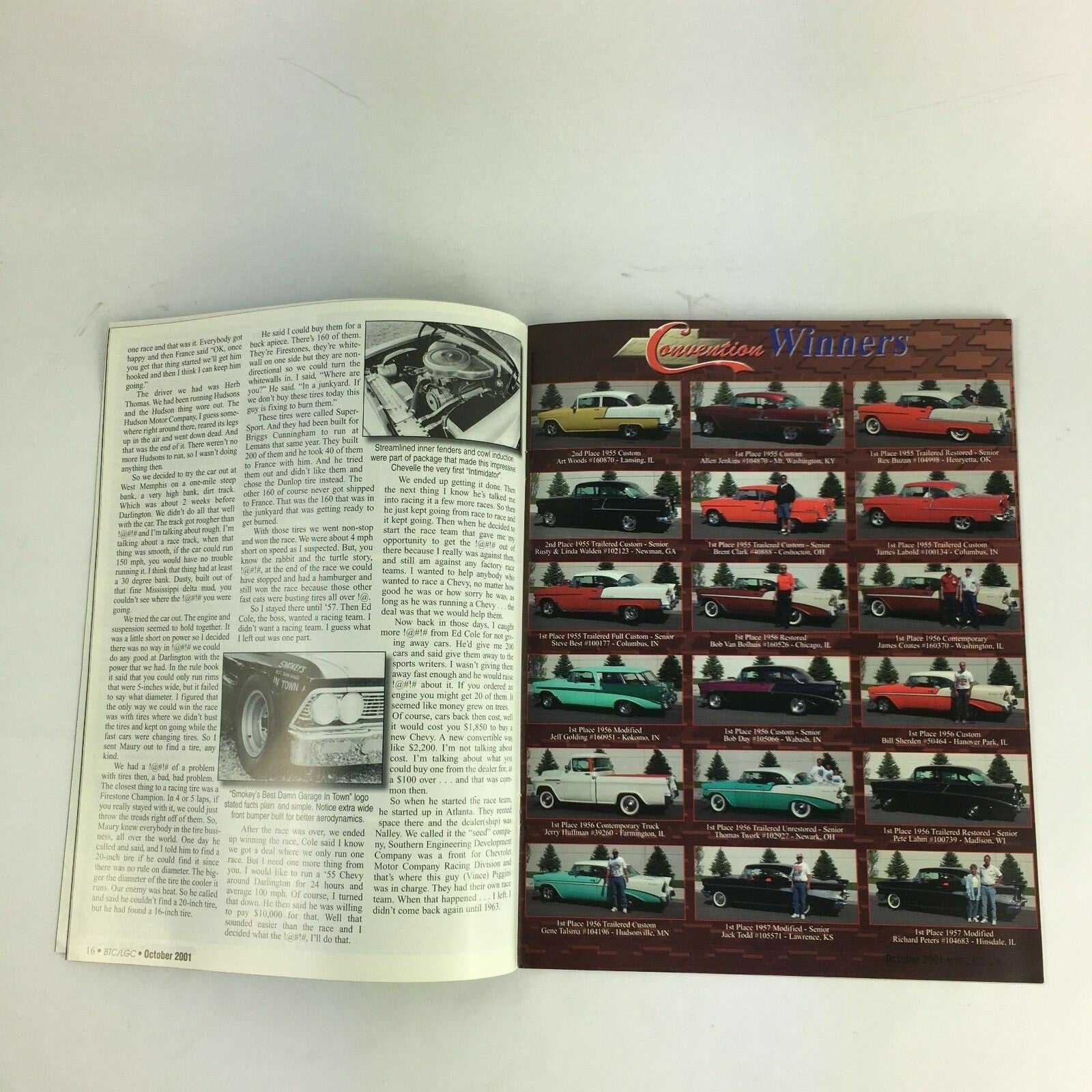 October 2001 Chevy Times Magazine Coverage 2001 International Convention