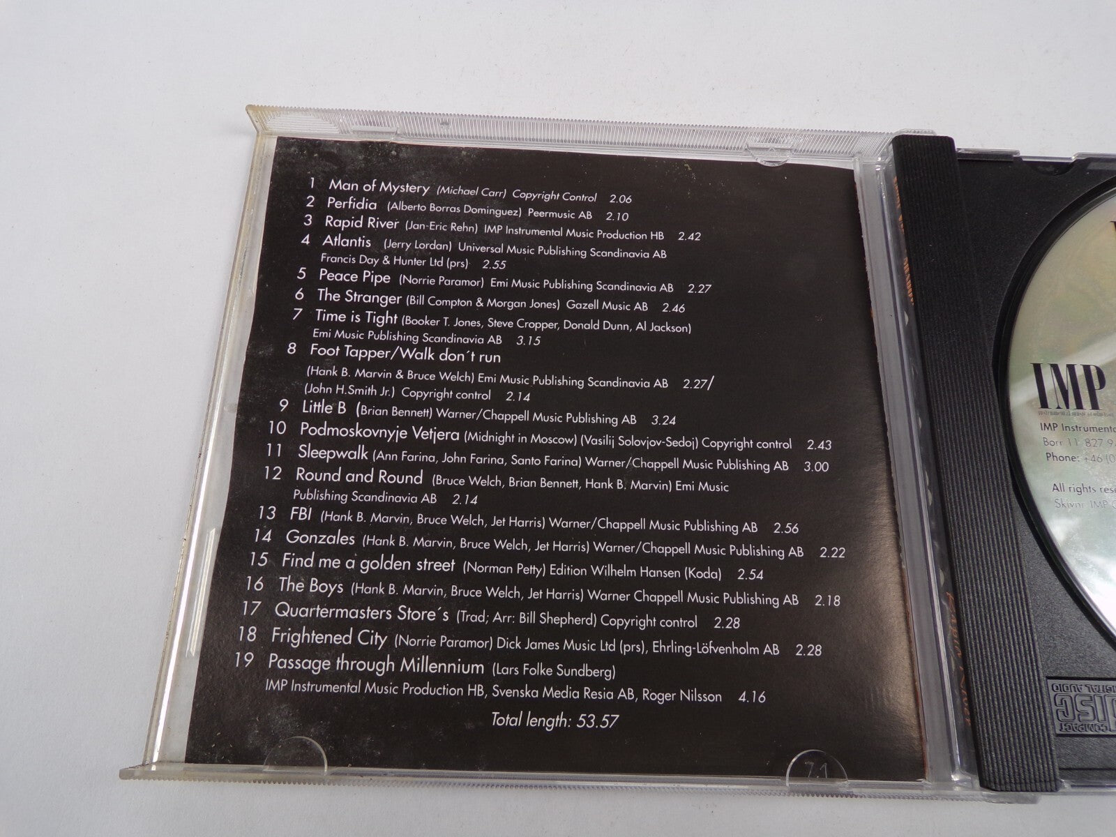 Light Valley Shadows Rapid River Tommy Karlsson Bass CD#10