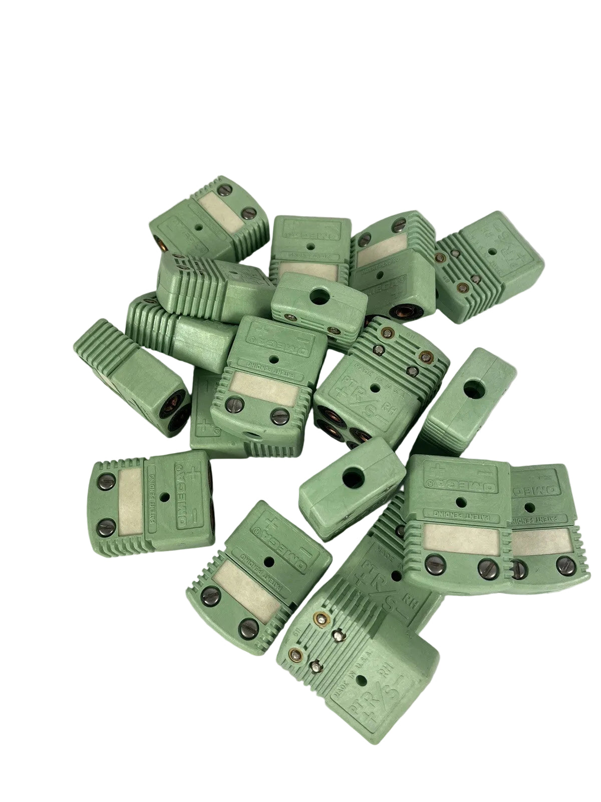 Lot of 20 Omega HFSTW-R/S/-M female thermocouple connectors