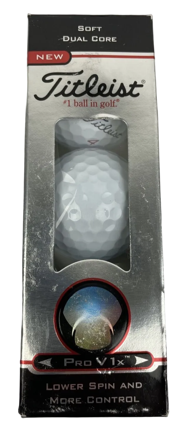 Titleist Pro V1x 392 sleeve golf balls vintage collectible OEM packaging