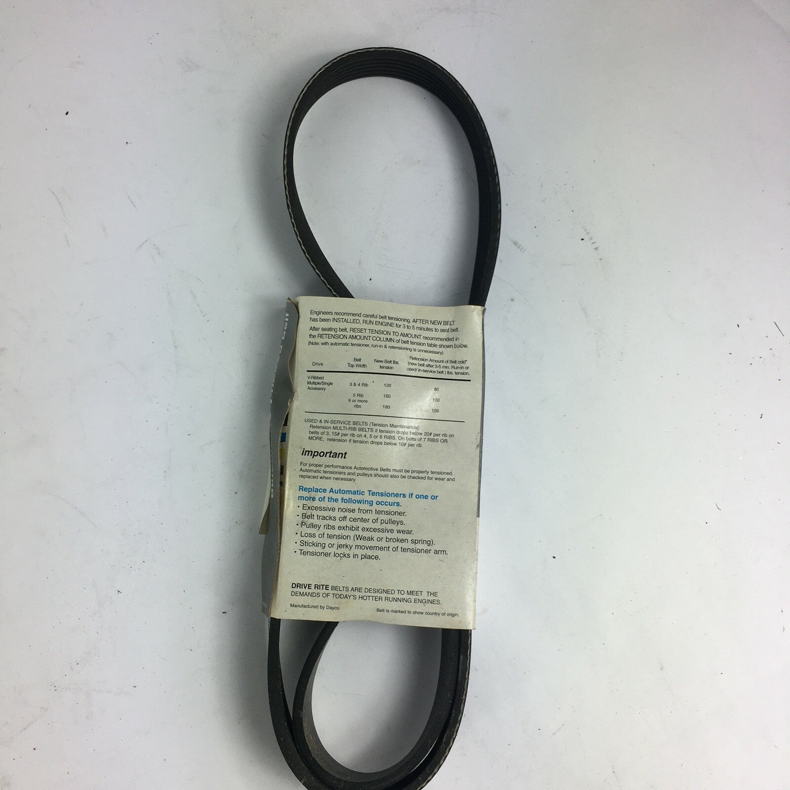 Genuine Drive-Rite Automotive Belt Tensioner 6060470DR-6PKK1195 A7