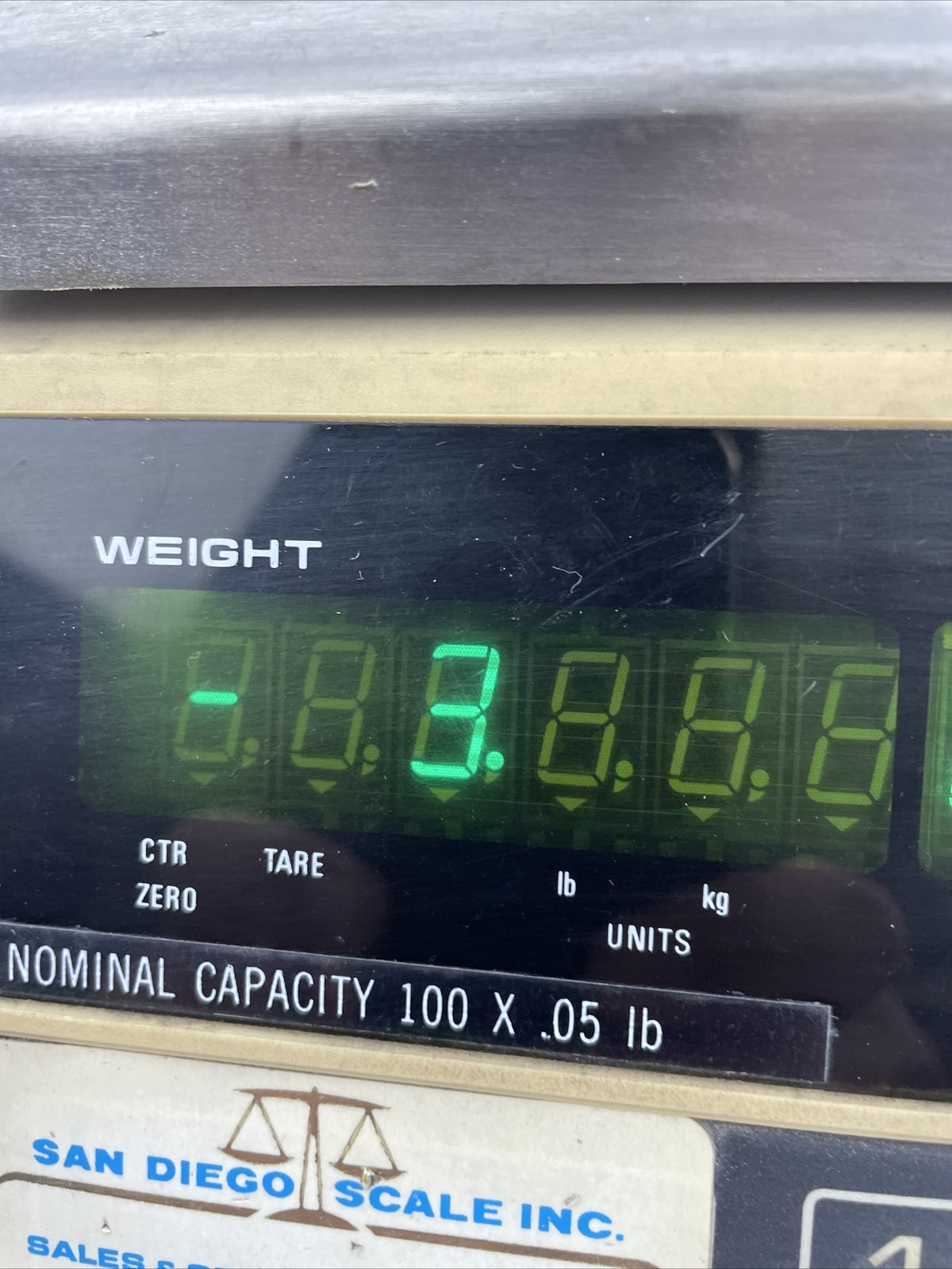 Fairbanks Electronic Counting Scale Model 45-7015 Nominal Capacity 100 x .05 lbs