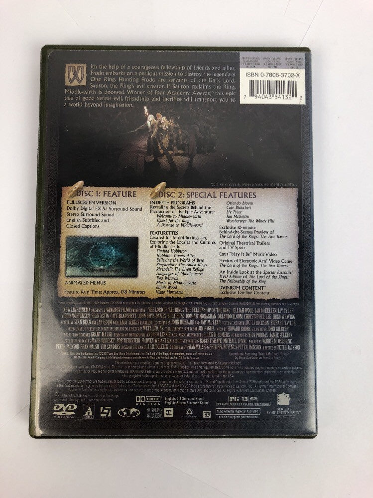 Lord Of The Rings: The Fellowship Of The Ring (New Line/ Fullscreen/ Special Edi