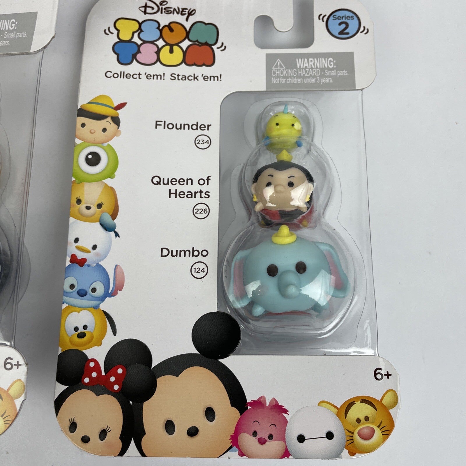Disney Tsum Tsum Series 2 Three Stack Pack Vinyl Mini Toys Lot of 9 New Sealed