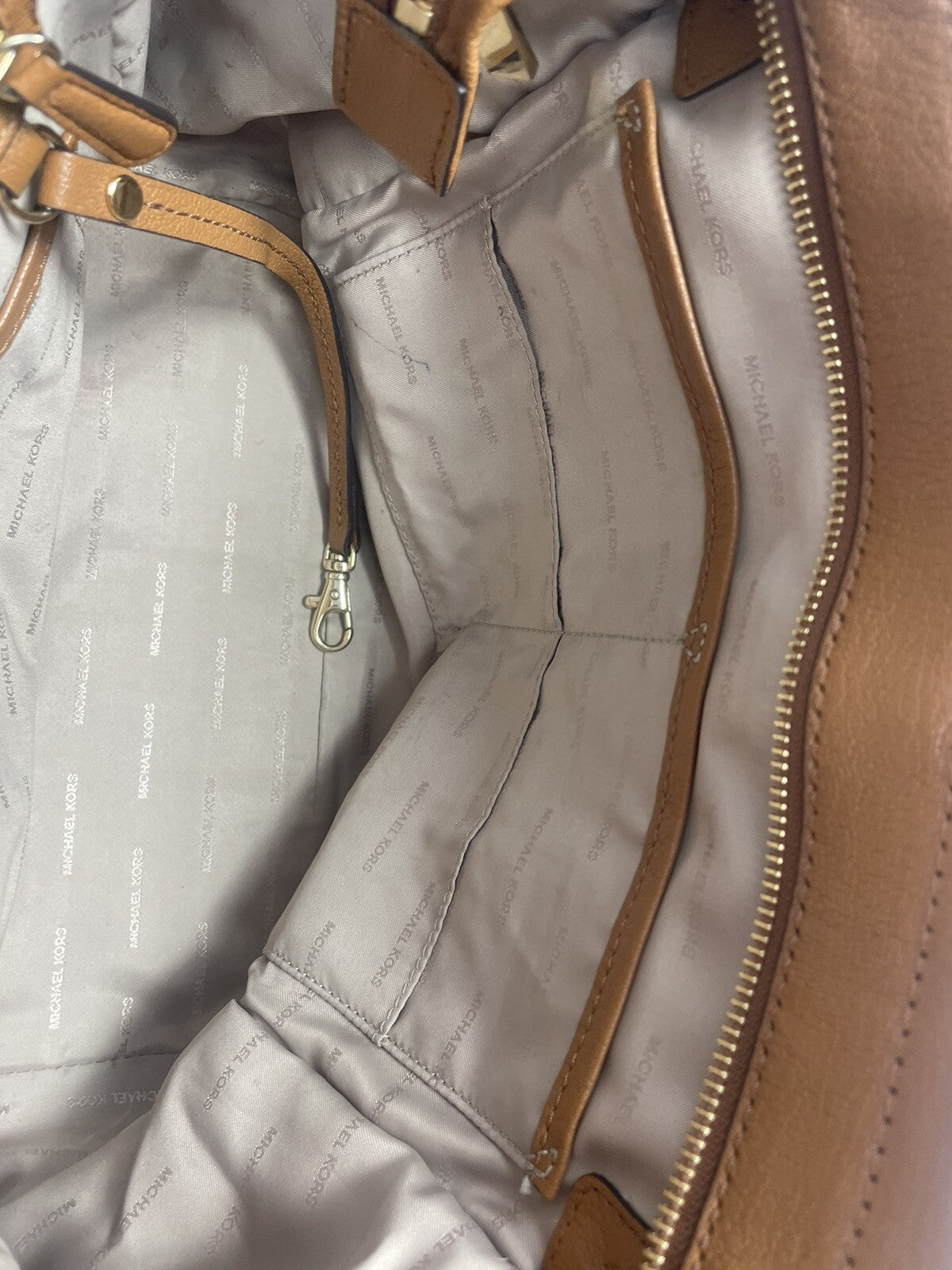 MICHAEL Michael Kors Women's Hamilton Satchel Acorn One Size 30S7GHMS7L-532