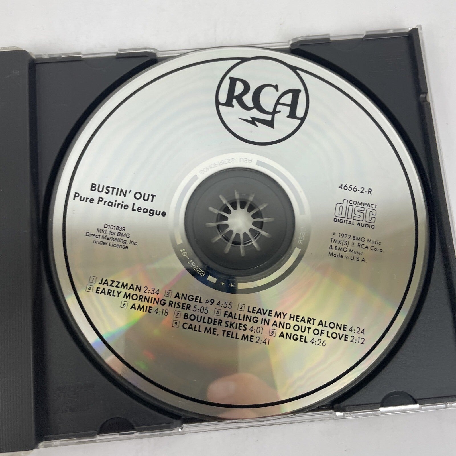 Pure Prairie League – " Bustin' Out " Digital Audio ( CD, RCA BMG ,1990 ) - VGC
