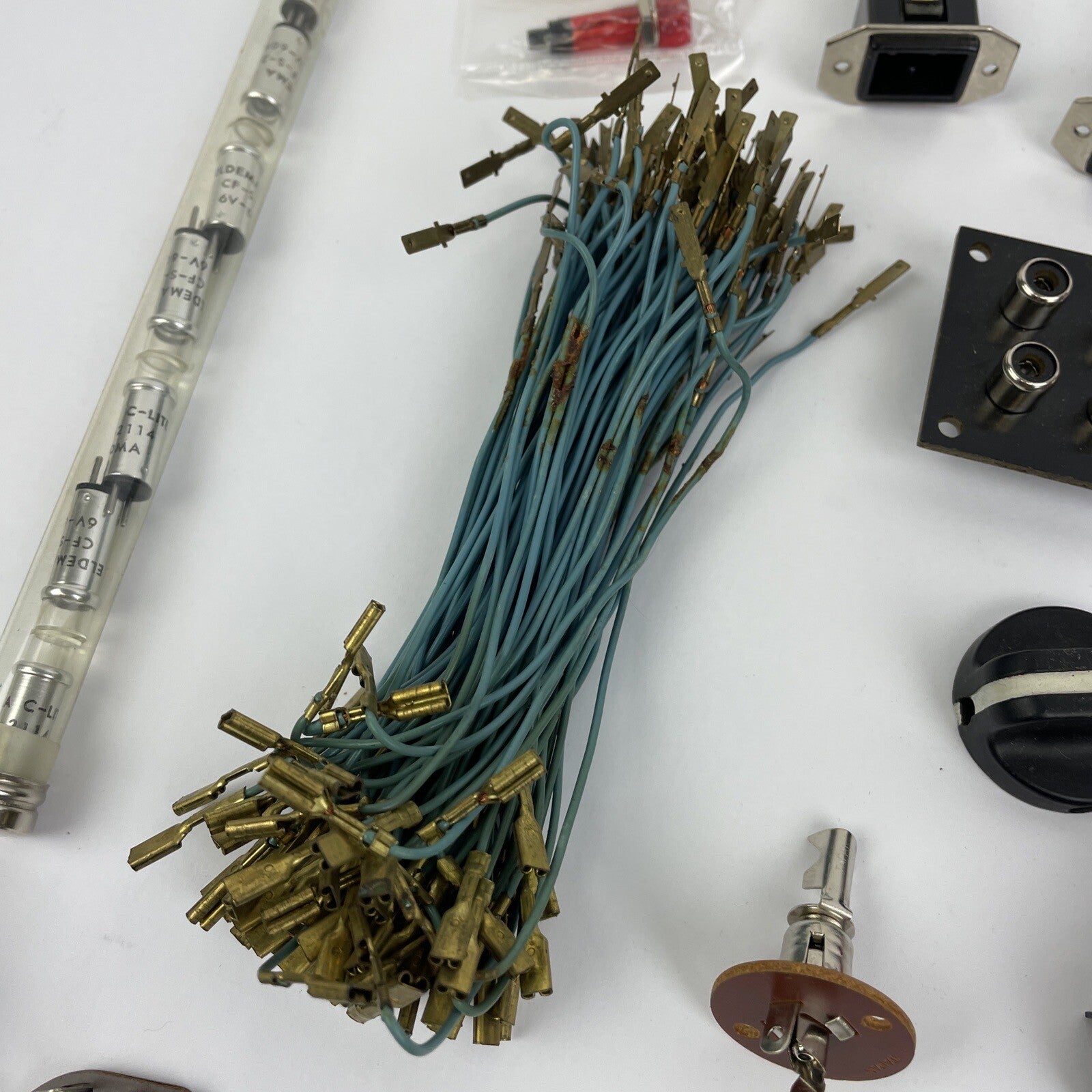 Huge Lot KLIXON Limit Switches Cessna Instrument Panel Parts Sprague RCA + LOOK