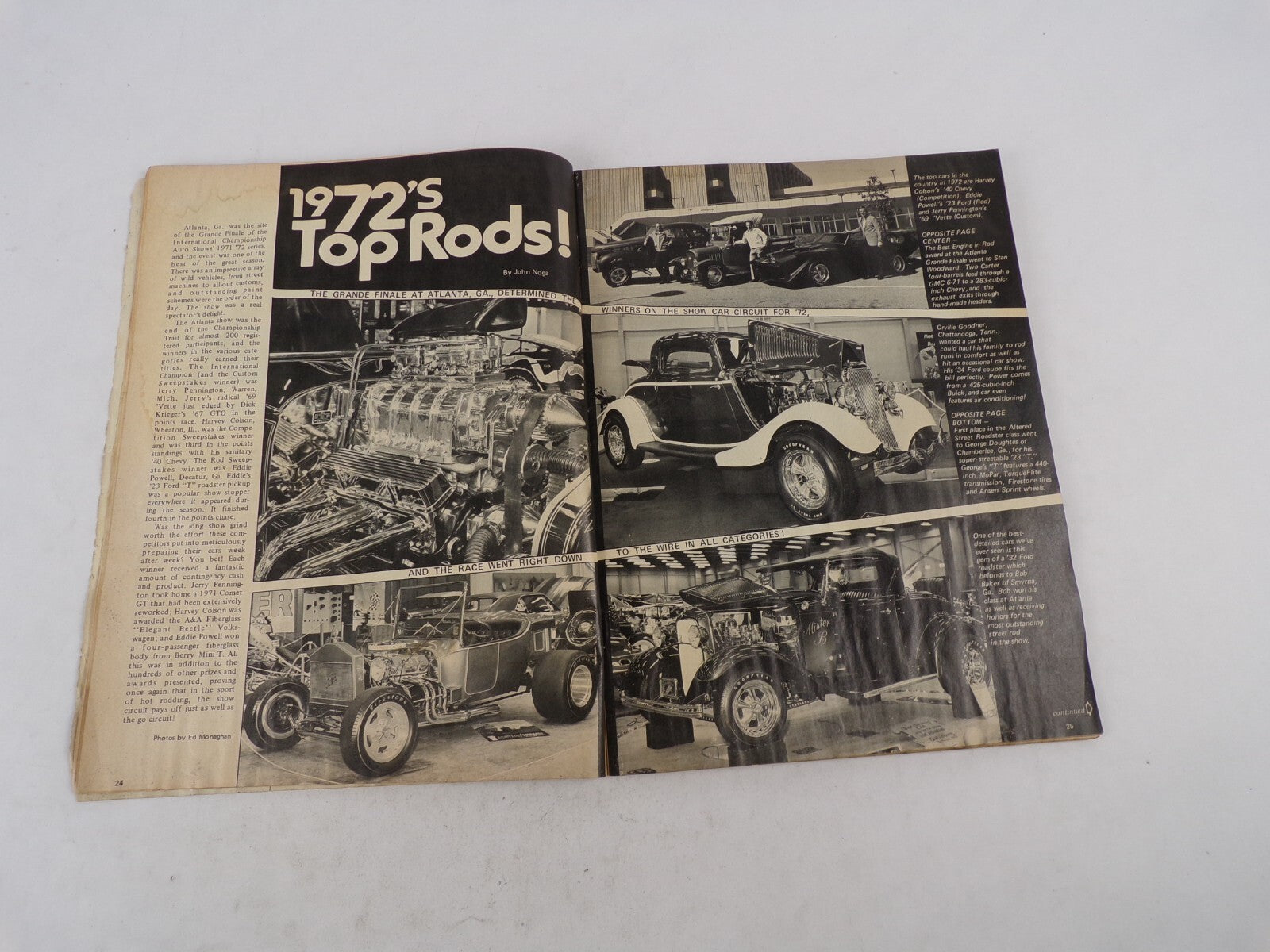 July 1972 Hot Rod Magazine Giant Chevy Hop-Up Section! Popular How To Get Starte