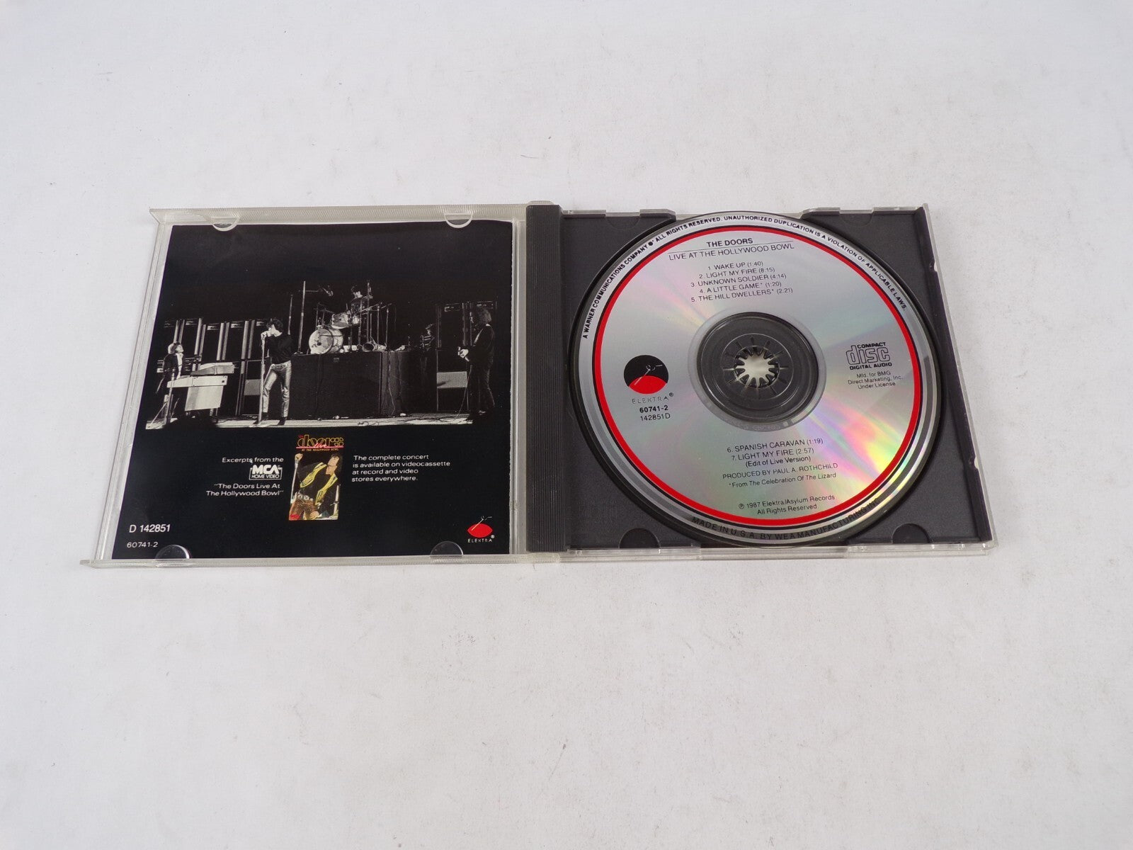 Live At The Hollywood Bowl Doors Wake Up Light My Fire Unknown Soldier CD#22