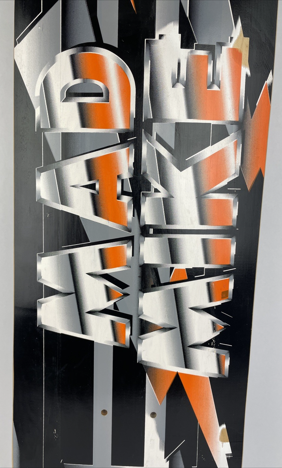 VINTAGE 1996 Mad Mike Denovan Xen Skateboards Deck Screened - Andrew Mapstone