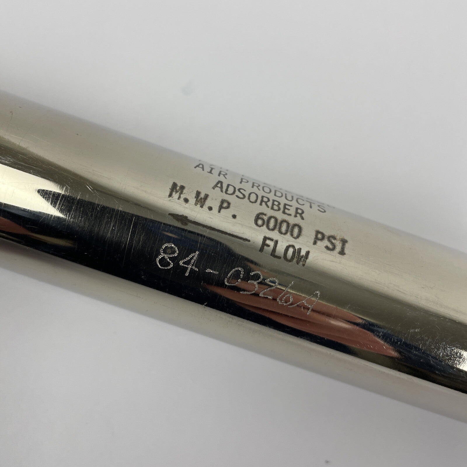 Air Products CRYOGENICS ADSORBER P/N P-202325B , MWP 6000 PSI.