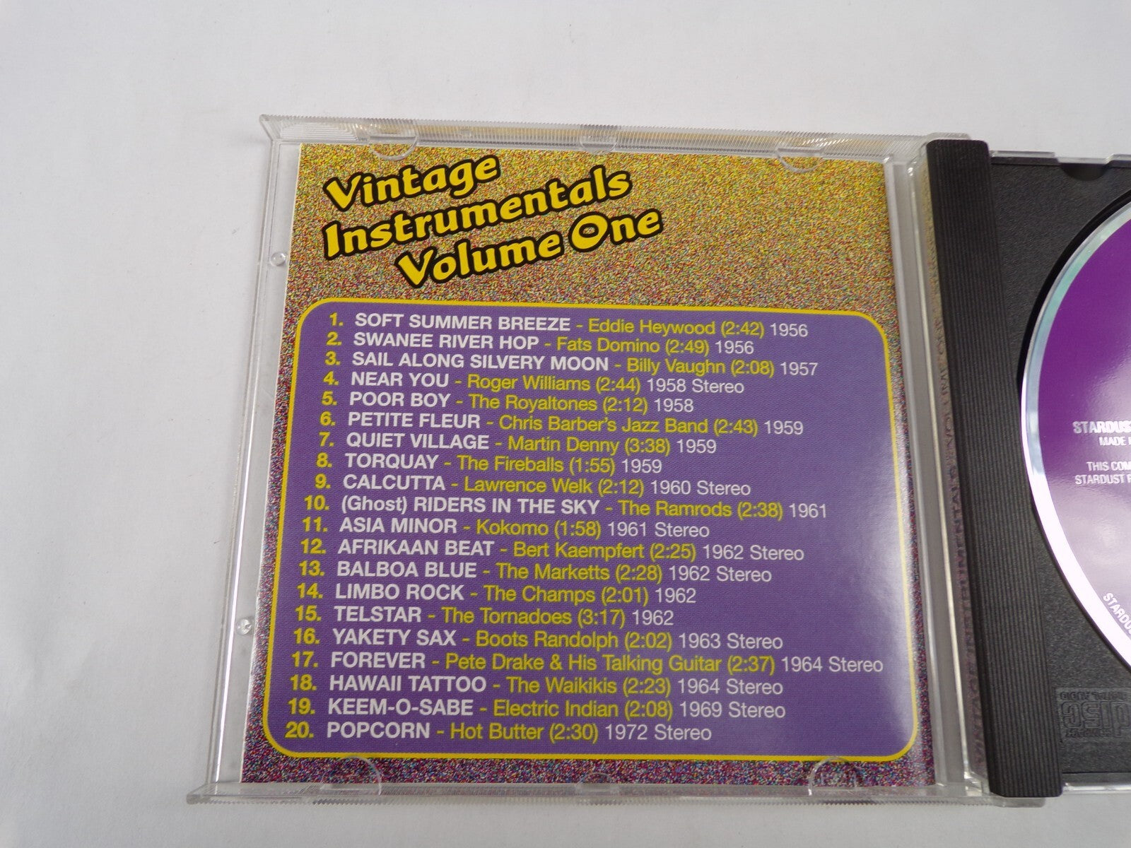 Vintage Instrumentals Voiume One Spoft Summer Breeze Swanee River Hop CD#58