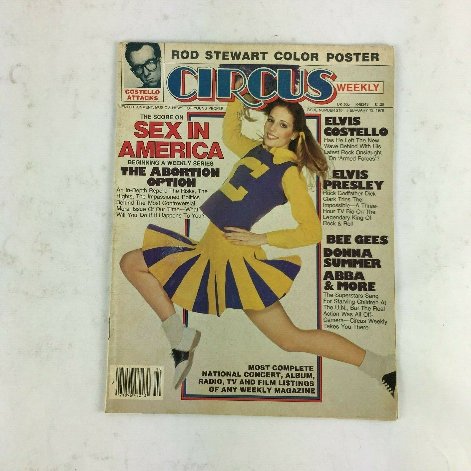 February1979 Circus Magazine Sex in America Elvis Costello Elvis Presley BeeGees
