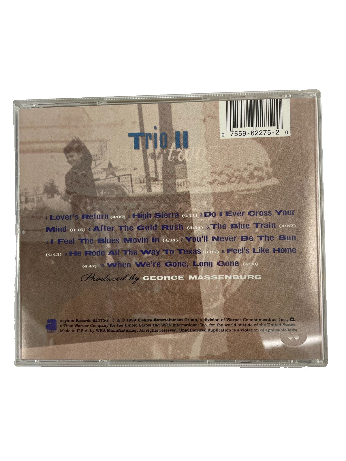 Emmylou Harris, Linda Ronstadt, Dolly Parton – Trio Two The Blue Train CD#33
