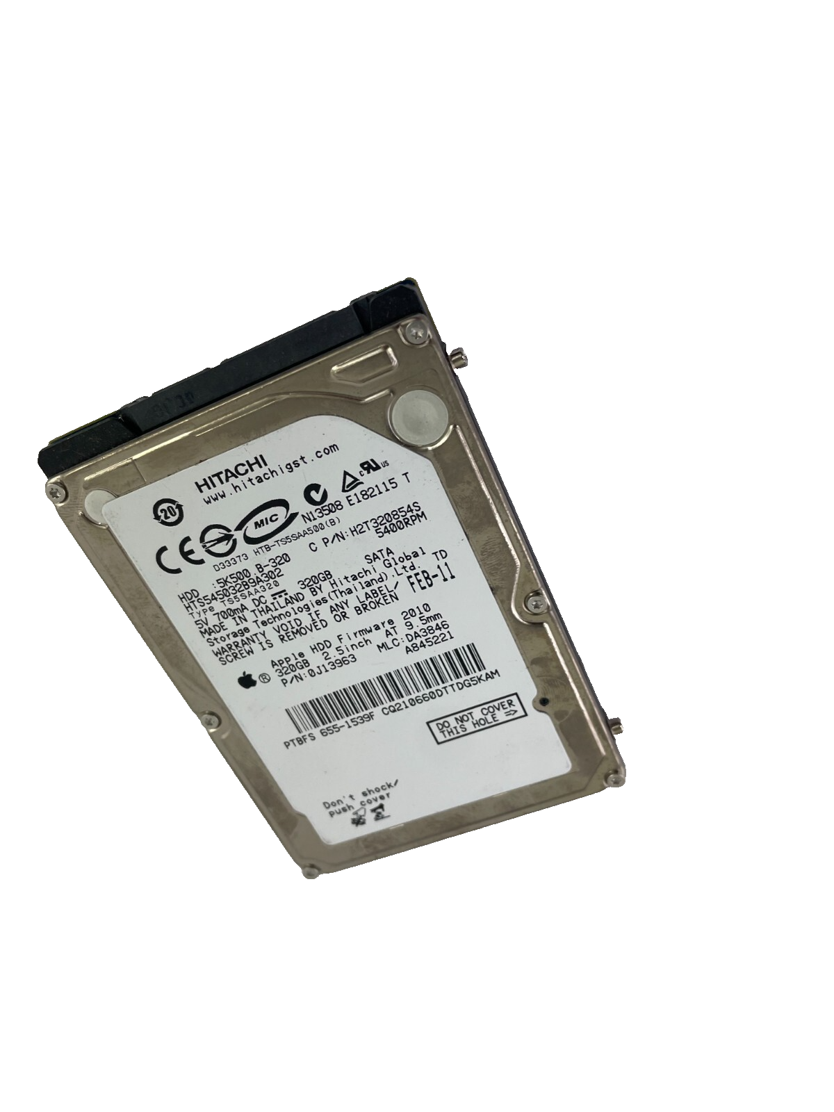 Hitachi Model HTS545032B9A302 Travelstar 5400RPM Internal Hard Drive Cache 8 MB