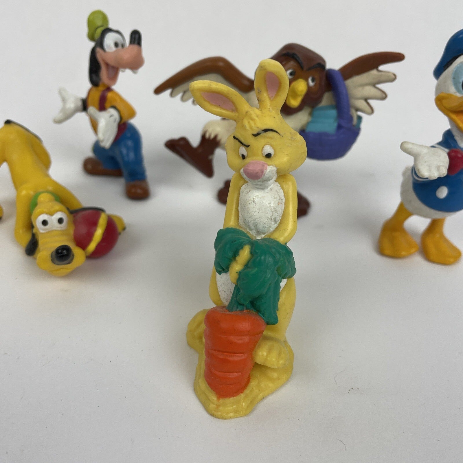 Walt Disney Assorted Figure PVC Cake Topper Toy Vintage 3" Donald Duck Goofy ++