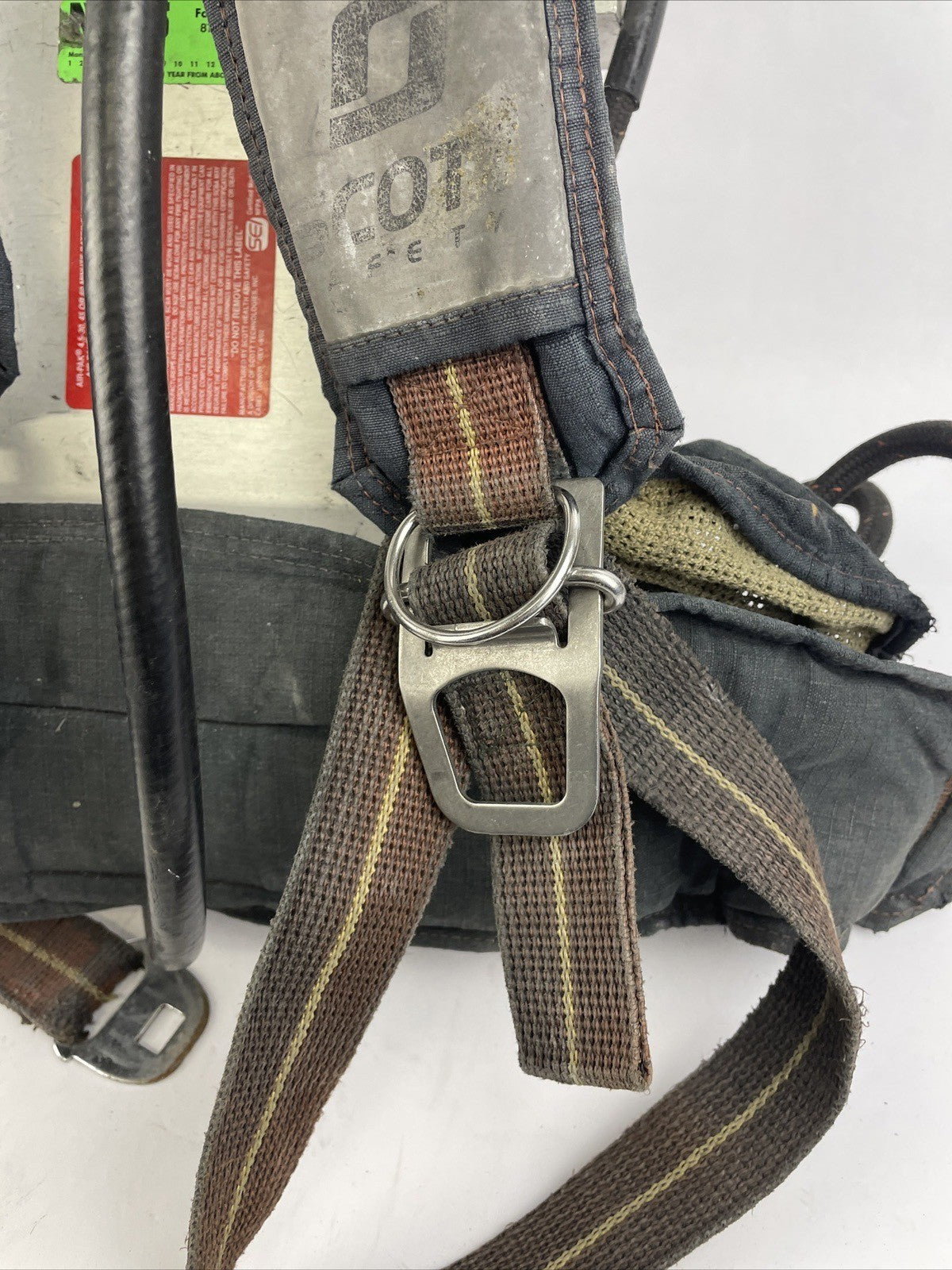 SCOTT SAFETY 4.5 4500 SCBA Air Pack Harness EZ-Flow Air Pak Plus with Sensor j