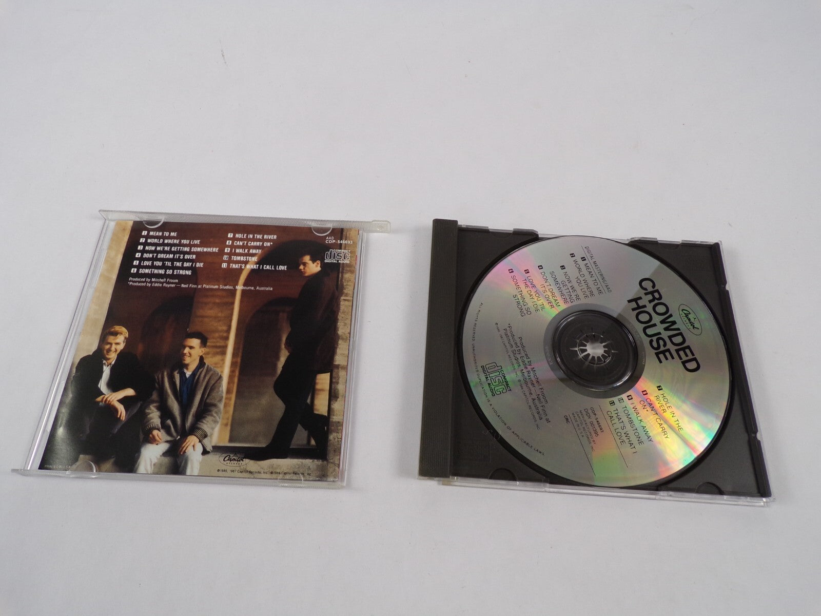 Crowed House Capitol CDP Mean To Me World Where You Live Now We're Getting CD#27