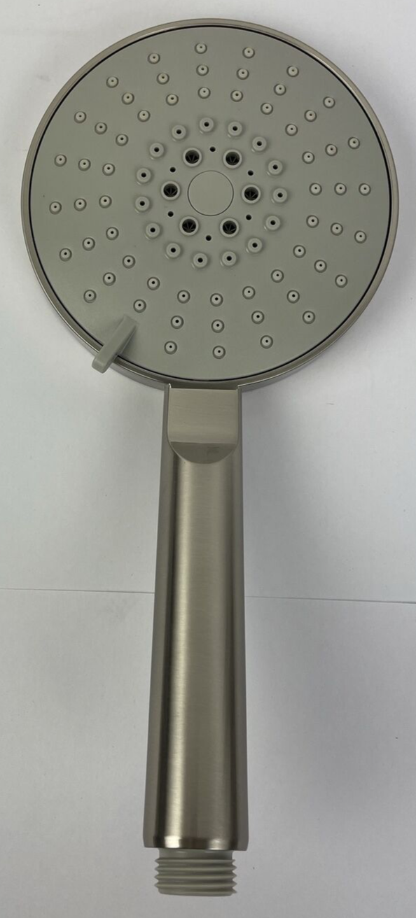Aquabrass 4 3/4" Round Multi-Function 2.5 GPM Handshower in Brushed Nickel, ABHS