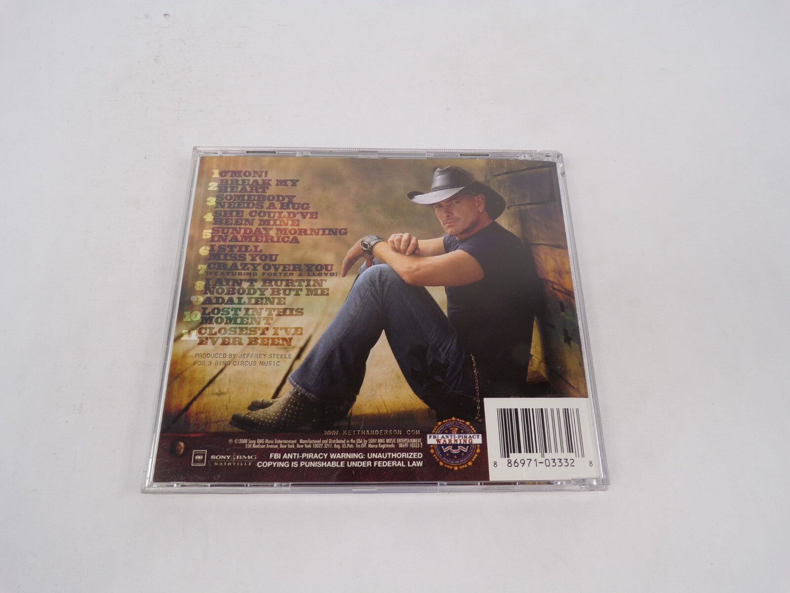 Keith Anderson C'Mon! Break My Heart Somebody Needs A Hug She Could've BeenCD#69