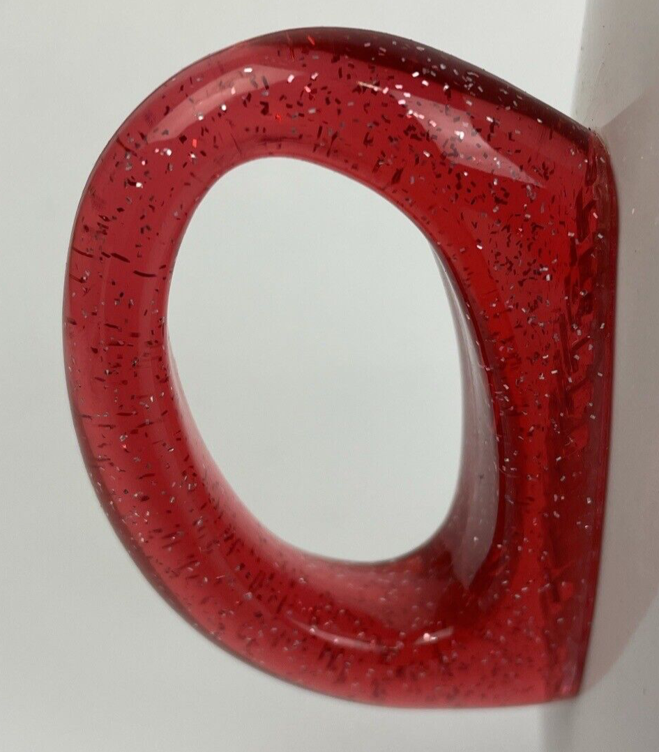 M&M’s World Red Character Ceramic Coffee Cocoa Mug Tea Cup 12oz Clear Red Handle